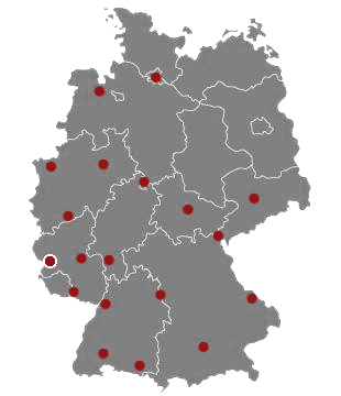 Karte - Kunden in Deutschland